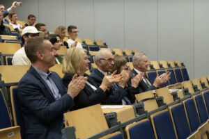 Zdjęcie publiczności wykonane w trakcie koncertu "Universum Cantaty".