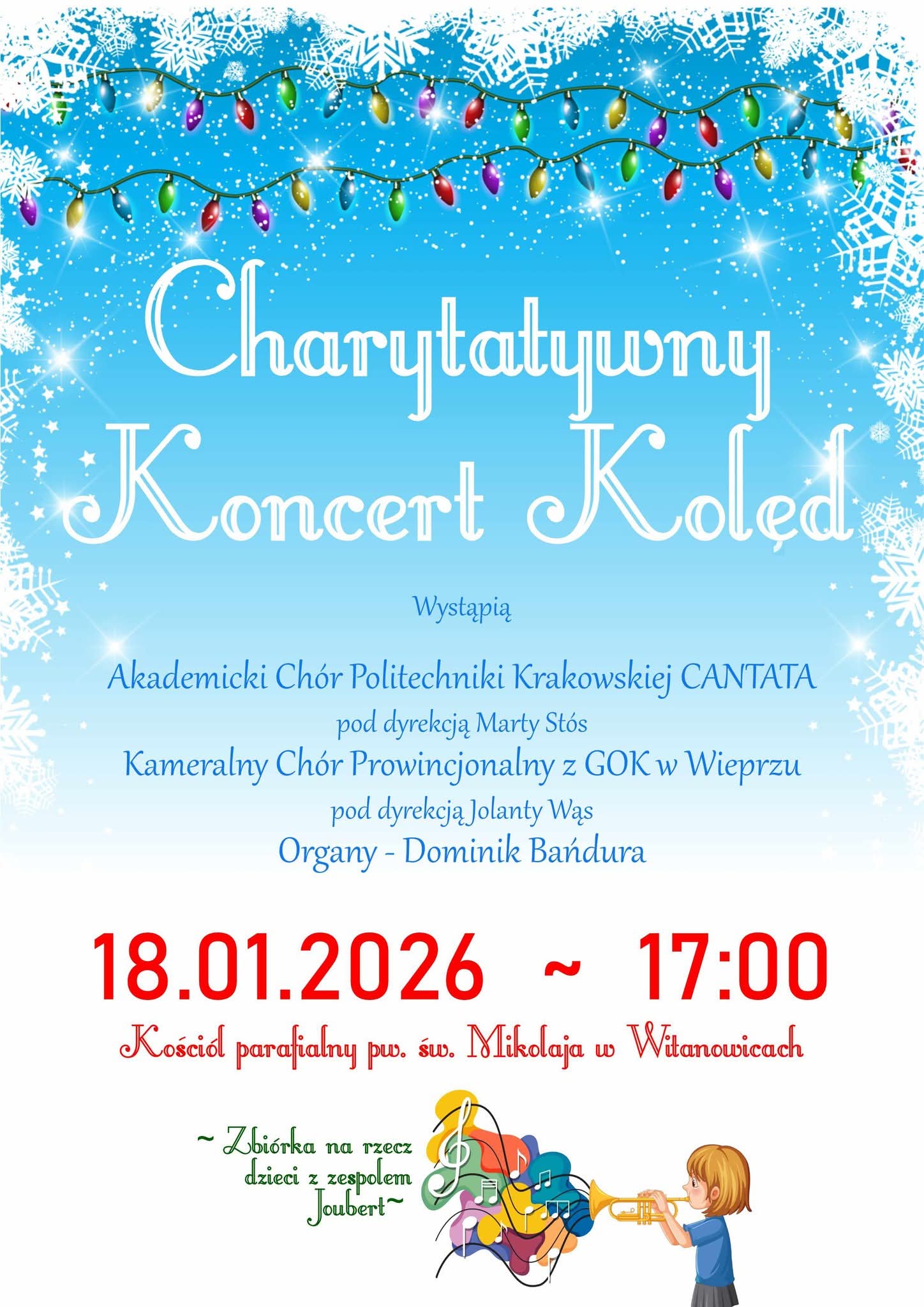 Charytatywny Koncert Kolęd 18.01.2026, Witanowice